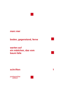 marc mer, boden gegenstand ferne, ppe, münster 2013, cover // copyright: marc mer | postparadise edition | vg bild-kunst | vg wort